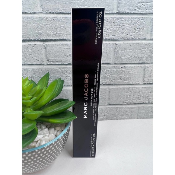 Marc Jacob’s Brow Wow Duo ‘Dark Brown’ Eyebrow Powder Pencil & Tinted Gel - Picture 3 of 7